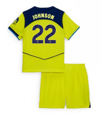 Tottenham Hotspur Brennan Johnson #22 Tredjetrøje Børn 2025-26 Kortærmet (+ Korte bukser)